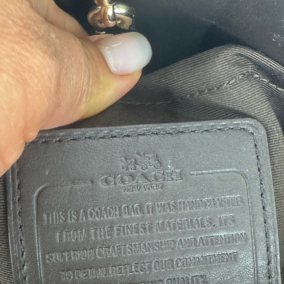 Coach Brown and Black Snake Print Handbag - Picture 17 of 17